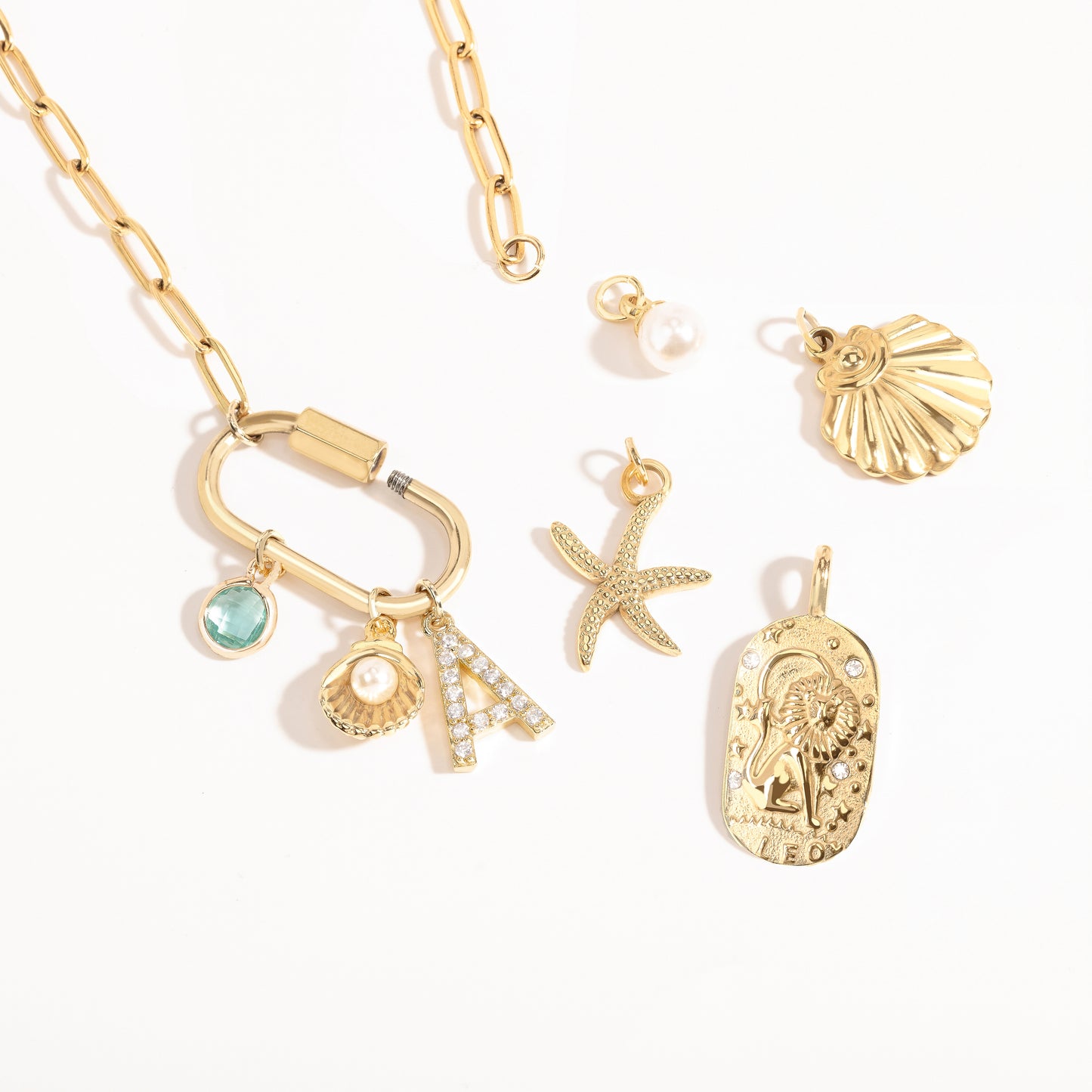 Engravable Libra Medallion Charm