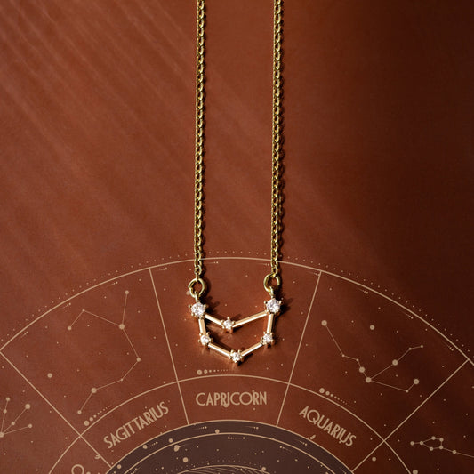 Personalized Zodiac Constellation Necklace